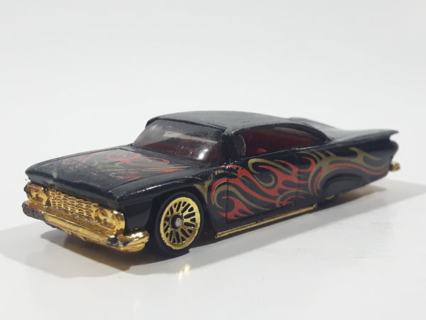 2000 Hot Wheels '59 Chevrolet Impala Black Die Cast Toy Low Rider Car Vehicle