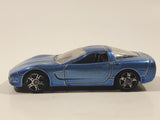 Maisto '97 Chevrolet Corvette Metallic Light Blue Die Cast Toy Car Vehicle