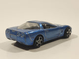 Maisto '97 Chevrolet Corvette Metallic Light Blue Die Cast Toy Car Vehicle