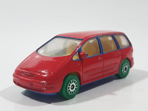 RealToy Ford Galaxy Mini Van Red Die Cast Toy Car Vehicle