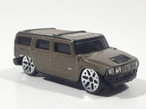 Maisto Hummer H2 Gold Brown Die Cast Toy Truck SUV Vehicle