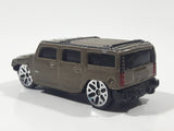 Maisto Hummer H2 Gold Brown Die Cast Toy Truck SUV Vehicle