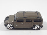 Maisto Hummer H2 Gold Brown Die Cast Toy Truck SUV Vehicle