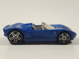 2007 Hot Wheels Ford GTX1 Enamel Blue Die Cast Toy Car Vehicle