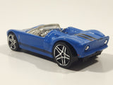2007 Hot Wheels Ford GTX1 Enamel Blue Die Cast Toy Car Vehicle