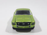 2019 Castline 1968 Ford Mustang Lime Green Die Cast Toy Car Vehicle with Opening Doors and Hood Missing Motor and Seats
