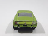 2019 Castline 1968 Ford Mustang Lime Green Die Cast Toy Car Vehicle with Opening Doors and Hood Missing Motor and Seats