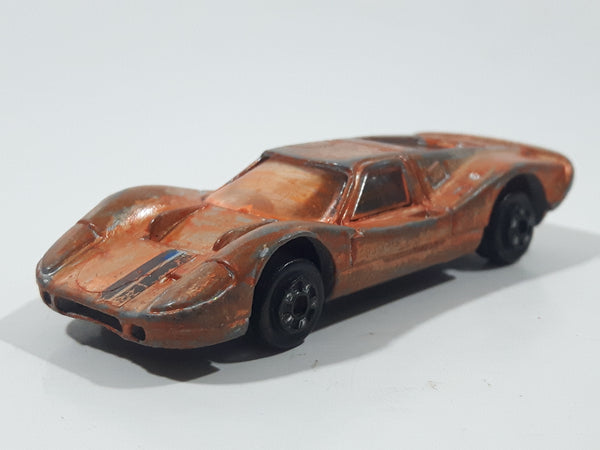 Vintage Zee Toys Dyna Wheels D53 Ford MK IV Brown Orange Die Cast Toy Car Vehicle
