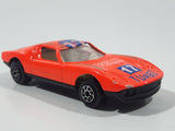 Vintage Yat Ming Lamborghini Miura Classic 17 Turbo Bright Neon Orange Die Cast Toy Car Vehicle