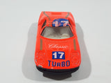 Vintage Yat Ming Lamborghini Miura Classic 17 Turbo Bright Neon Orange Die Cast Toy Car Vehicle