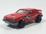 Vintage Majorette No. 220 Mustang SVO Red 1/59 Scale Die Cast Toy Car Vehicle with Opening Hatch