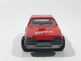 Vintage Majorette No. 220 Mustang SVO Red 1/59 Scale Die Cast Toy Car Vehicle with Opening Hatch