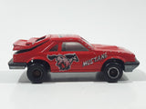 Vintage Majorette No. 220 Mustang SVO Red 1/59 Scale Die Cast Toy Car Vehicle with Opening Hatch