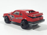 Vintage Majorette No. 220 Mustang SVO Red 1/59 Scale Die Cast Toy Car Vehicle with Opening Hatch
