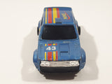 Vintage Summer No. S678 Fiat Abarth 131 NIKE #43 Blue Die Cast Toy Car Vehicle Made in Hong Kong