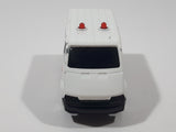 Majorette Sonic Flashers No. 243 Ford Transit Van Ambulance White Die Cast Toy Car Vehicle