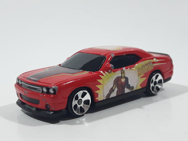 2010 Marvel Maisto 2008 Dodge Charger SRT8 Iron Man Red Die Cast Toy Car Vehicle