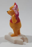 2000 McDonald's Disney Winnie The Pooh and Piglet 3 1/2" Tall Plastic Toy Figure Puzzle Piece