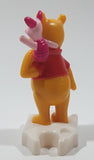 2000 McDonald's Disney Winnie The Pooh and Piglet 3 1/2" Tall Plastic Toy Figure Puzzle Piece