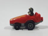 1985 McDonalds Happy Meal Fast Macs The Hamburglar Red Pull Back Toy Car Vehicle