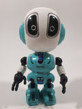 Ming Ying Talking Metal Robot 6 4 3/4" Tall Toy Action Figure with Light Up Eyes