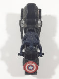 Captain America Riding Motorcycle 4" Long Toy Figure