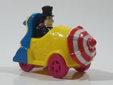 1991 McDonald's Batman Returns Penguin in Umbrella Roto-Roadster Car 3" Long Plastic Toy Figure Vehicle