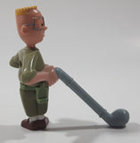 1999 McDonald's Disney Recess Gus with Golf Club 3 1/4" Tall Toy Figure