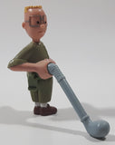 1999 McDonald's Disney Recess Gus with Golf Club 3 1/4" Tall Toy Figure