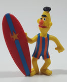 1980s Applause Muppets Sesame Street "Bert with a Surfboard" PVC Toy Figure