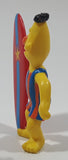 1980s Applause Muppets Sesame Street "Bert with a Surfboard" PVC Toy Figure