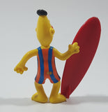 1980s Applause Muppets Sesame Street "Bert with a Surfboard" PVC Toy Figure