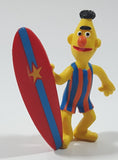 1980s Applause Muppets Sesame Street "Bert with a Surfboard" PVC Toy Figure
