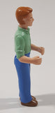 Fisher Price Loving Family Sweet Streets Man Light Green Shirt Blue Pants 3" Tall Toy Figure