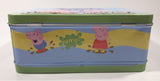 Peppa Pig Oink! Jump! Oink! Embossed Tin Metal Lunch Box Container