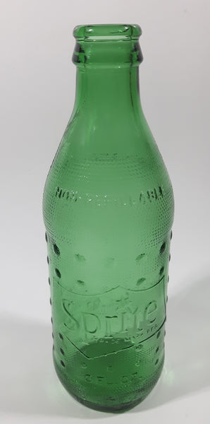 Vintage 1974 Sprite 7" Tall 10 Fl. Oz Embossed Green Glass Soda Pop Bottle