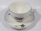 Antiques T.C. Green & Co Ltd Church Gresley Early Military Fighter Airplanes Ceramic Pottery Saucer Plate and Mug Cup Soup Bowl with Handle Made in England