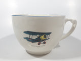 Antiques T.C. Green & Co Ltd Church Gresley Early Military Fighter Airplanes Ceramic Pottery Saucer Plate and Mug Cup Soup Bowl with Handle Made in England