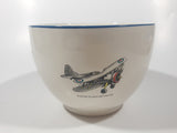 Antiques T.C. Green & Co Ltd Church Gresley Early Military Fighter Airplanes Ceramic Pottery Saucer Plate and Mug Cup Soup Bowl with Handle Made in England