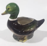 Vintage Mallard Duck Ceramic Pottery Planter Dish 5" Long