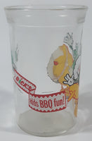 Bick's Adds BBQ Fun! 4 1/4" Tall Glass Jar Bottle