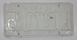 Vintage 1968 Alaska The Great Land White with Blue Letters Vehicle License Plate LT27065