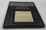 Rare Antique 1938 Bank of Montreal Calendar in Frame 11 1/2" x 14 1/4"