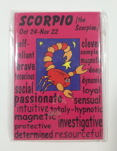 Scorpio Horoscope Zodiac Astrology Sign Symbol 2 1/2" x 3 1/8" Fridge Magnet