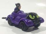 1991 DC Comics Cat Woman in Purple Plastic Toy Car Vehicle McDonald's Happy Meal