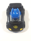 2011 Mattel Fisher Price Little People Batman in Batmobile Plastic Toy Car Vehicle