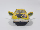 1999 Titan Sports WWF Wrestling Radical Rides New Age Outlaws Welly No. 103 Corvette Yellow Die Cast Toy Car Vehicle with Opening Doors