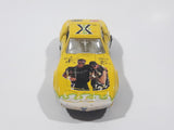 1999 Titan Sports WWF Wrestling Radical Rides New Age Outlaws Welly No. 103 Corvette Yellow Die Cast Toy Car Vehicle with Opening Doors