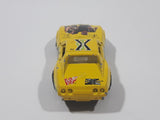 1999 Titan Sports WWF Wrestling Radical Rides New Age Outlaws Welly No. 103 Corvette Yellow Die Cast Toy Car Vehicle with Opening Doors