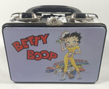 1996 King Features Syndicate Betty Boop Waitress in Roller Skates Diner Themed Tin Metal Lunch Box
